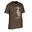 T-shirt manches courtes chasse coton Homme - 100 Cerf marron