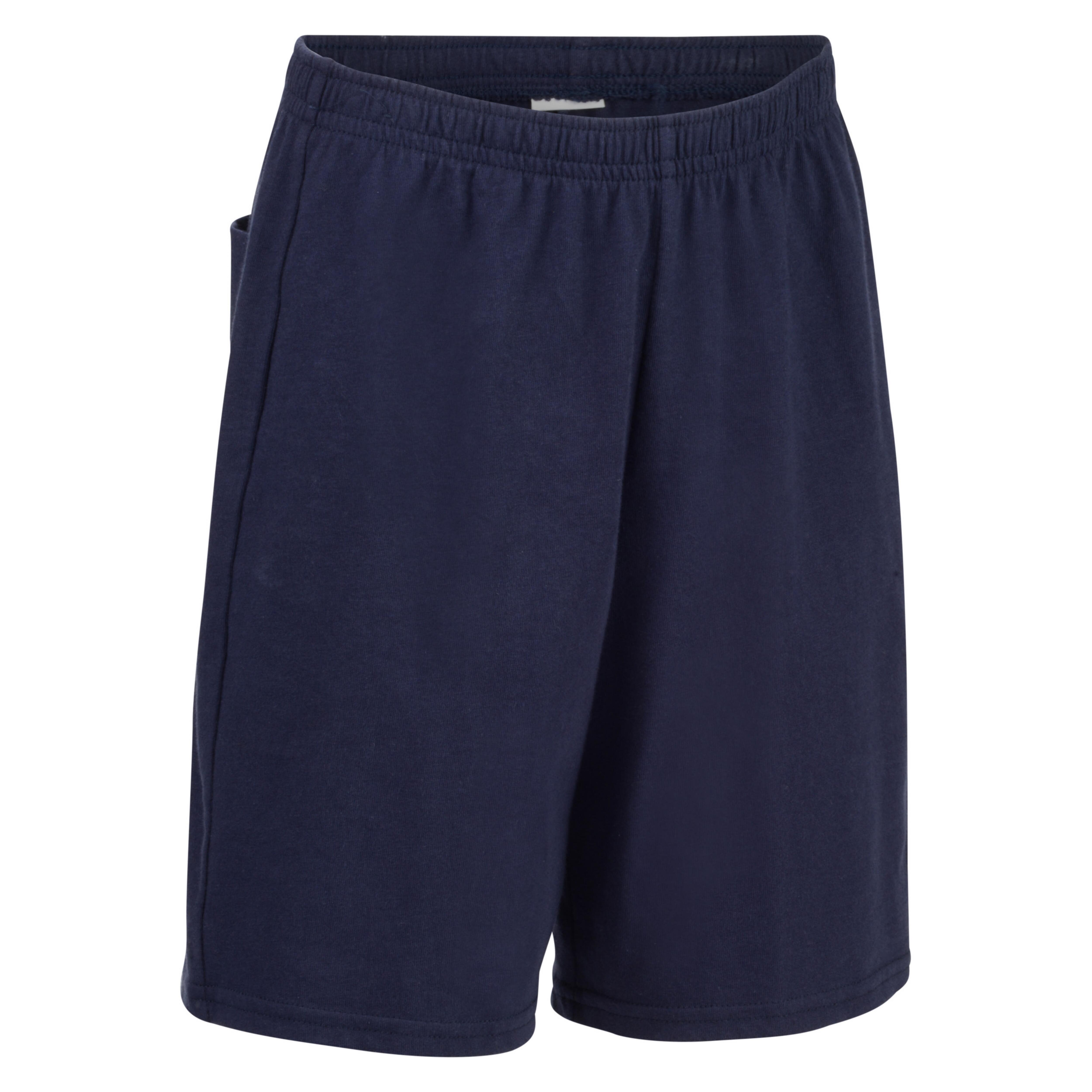 

Boys' Gym Shorts 100 - Navy -  By DOMYOS | Decathlon, Blue