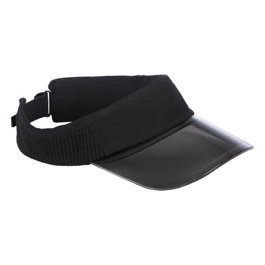 
      Transparent Beach Sport Visor - Black.
  