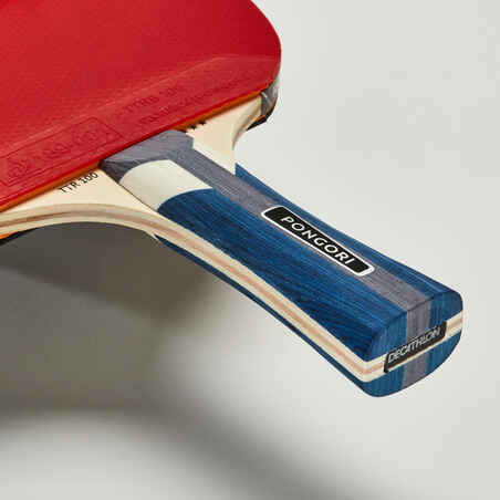 School Table Tennis Bat TTR 100 3* All-Round