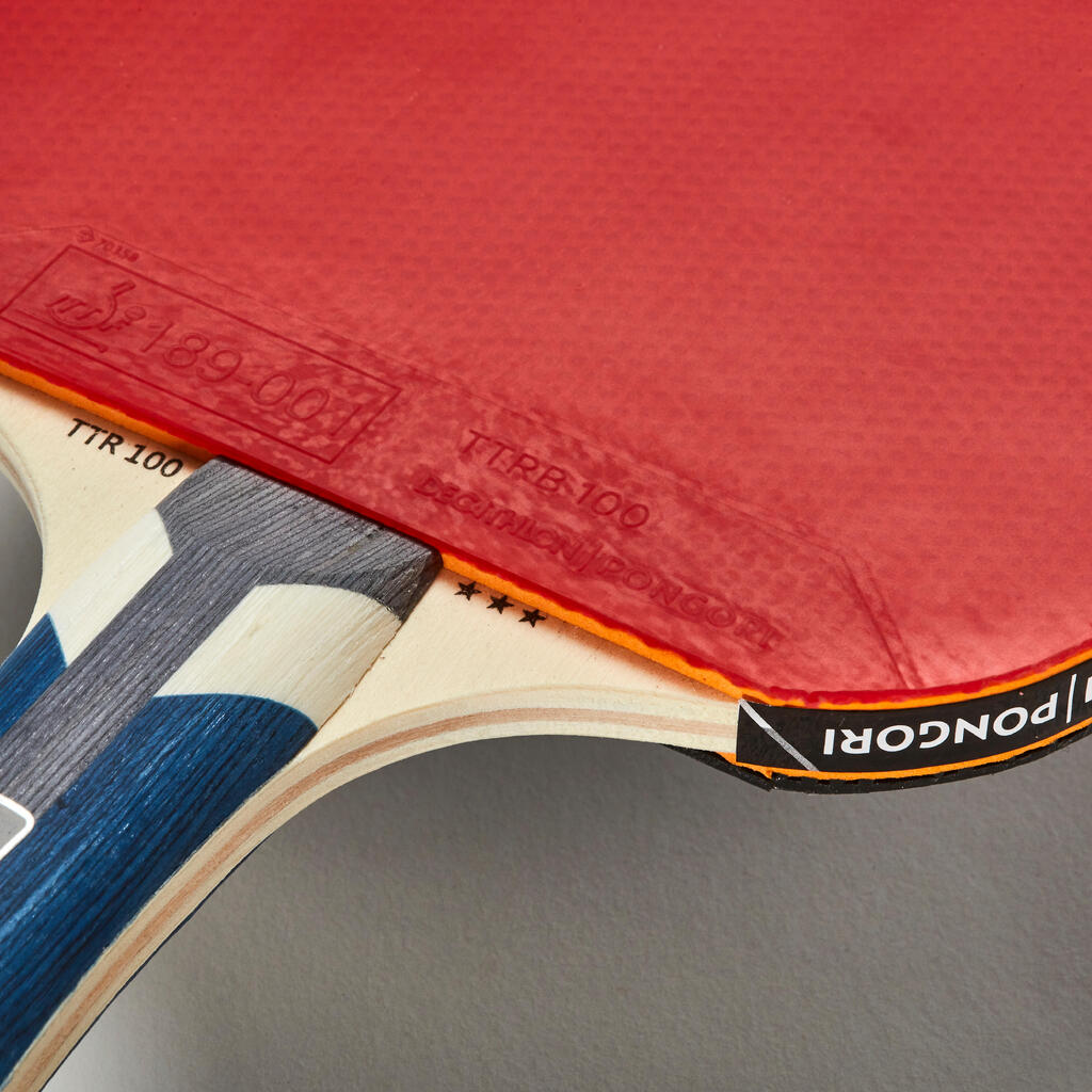 Raqueta de ping pong especial para efecto Pongori TTR 100 3*