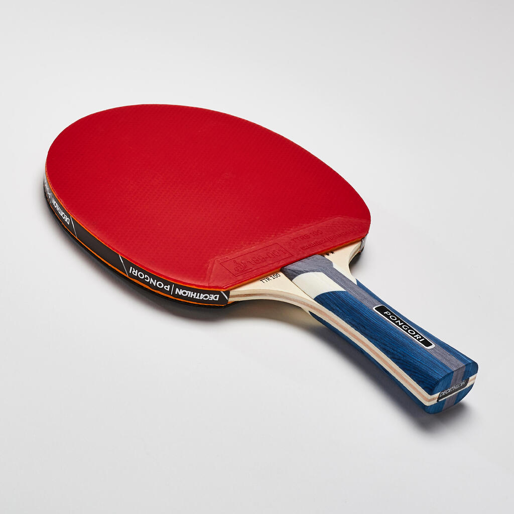Raqueta de ping pong especial para efecto Pongori TTR 100 3*