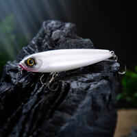 Plug bait at sea Hard Lure WIZDOM 110F - White