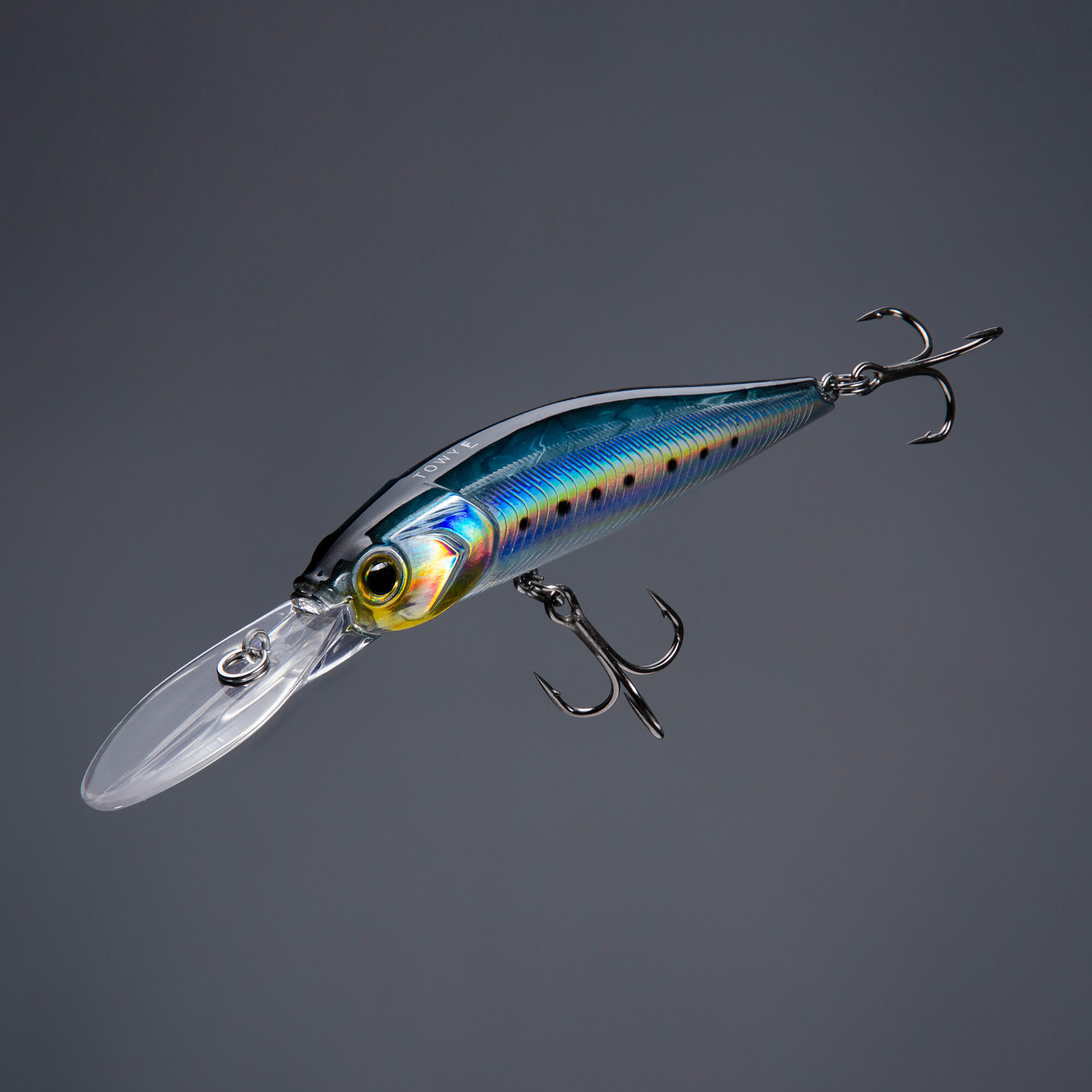 CAPERLAN Wobler Towy 100F Blue Sardine na morský rybolov bez · záber 3