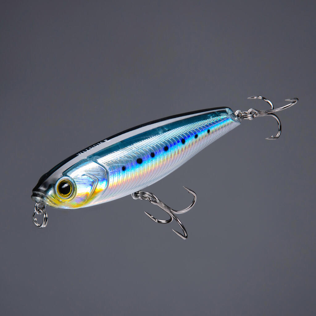 Poisson nageur WIZDOM 95F Bleu sardine pêche au leurre en mer