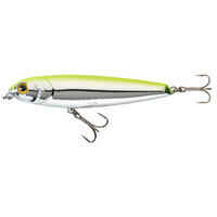 Lure fishing at sea Hard Lure WIZDOM 110F - Neon Yellow