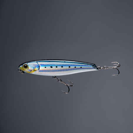 Lure fishing at sea Hard Lure WIZDOM 95F - Blue sardine