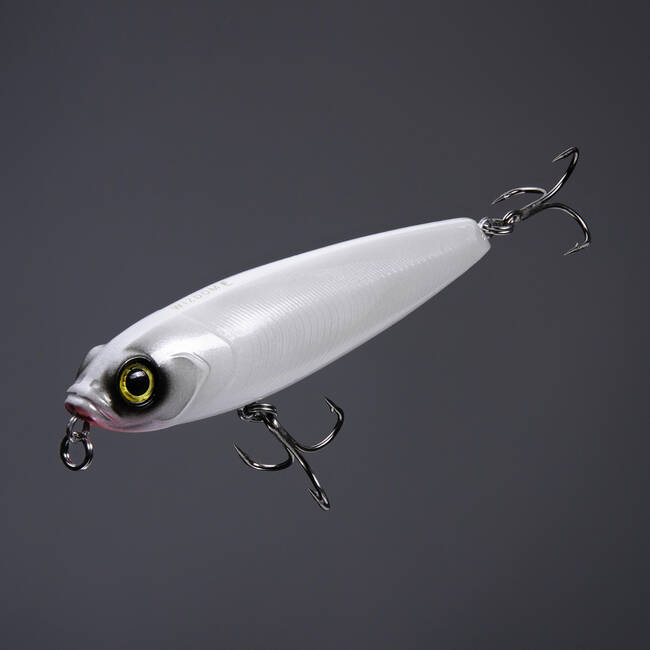Fishing Hard Lure Wizdom 110F - White - One Size By CAPERLAN | Decathlon