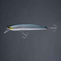 Señuelo Minnow Pesca Spinning Mar Saxton 110F Azul 14gr