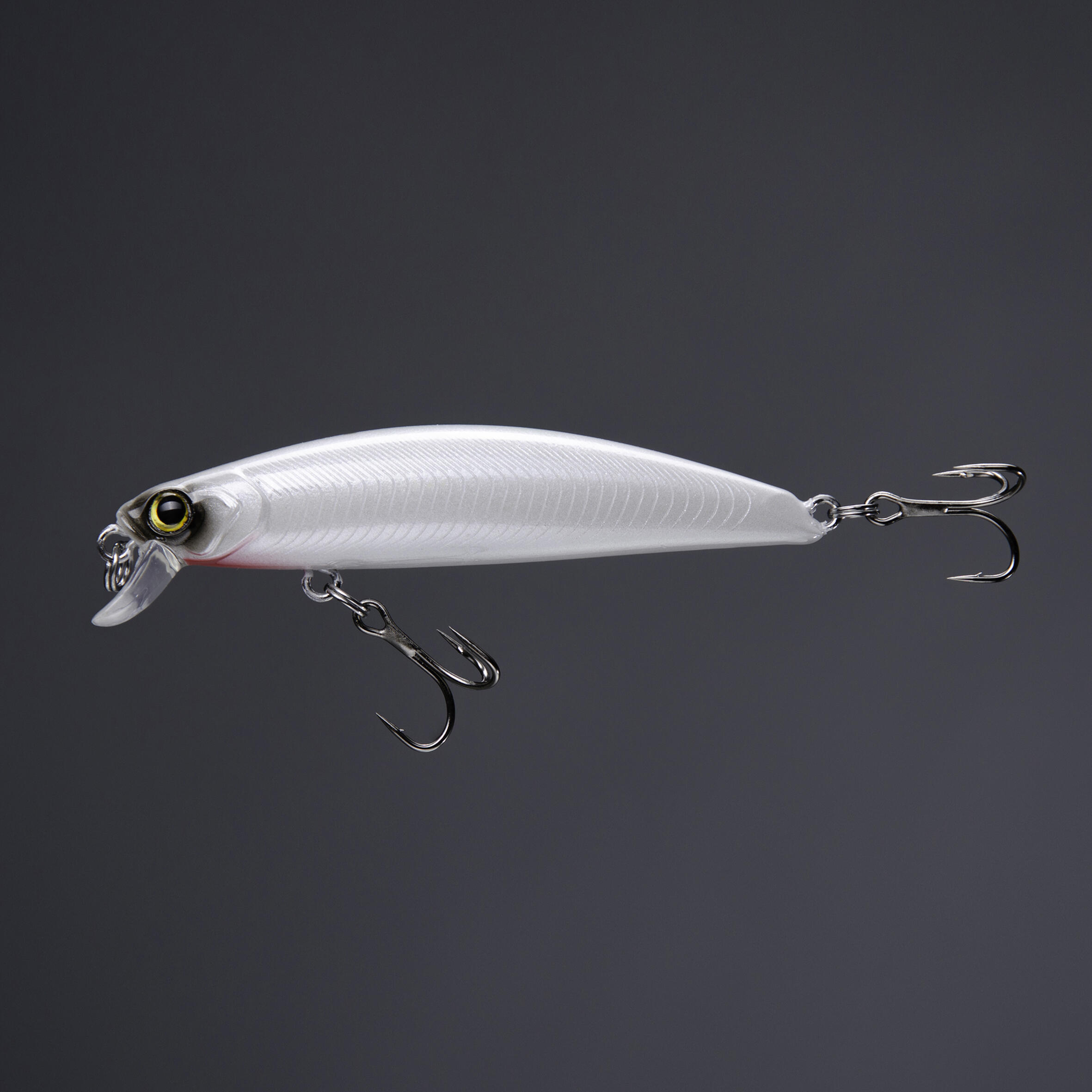 Lure fishing at sea Hard Lure SAXTON 75S - White 3/4