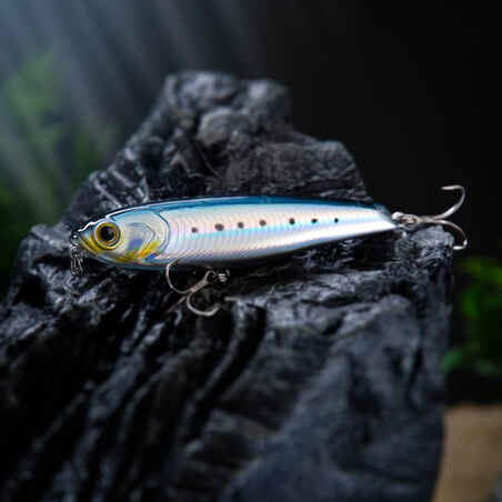 Lure fishing at sea Hard Lure WIZDOM 95F - Blue sardine