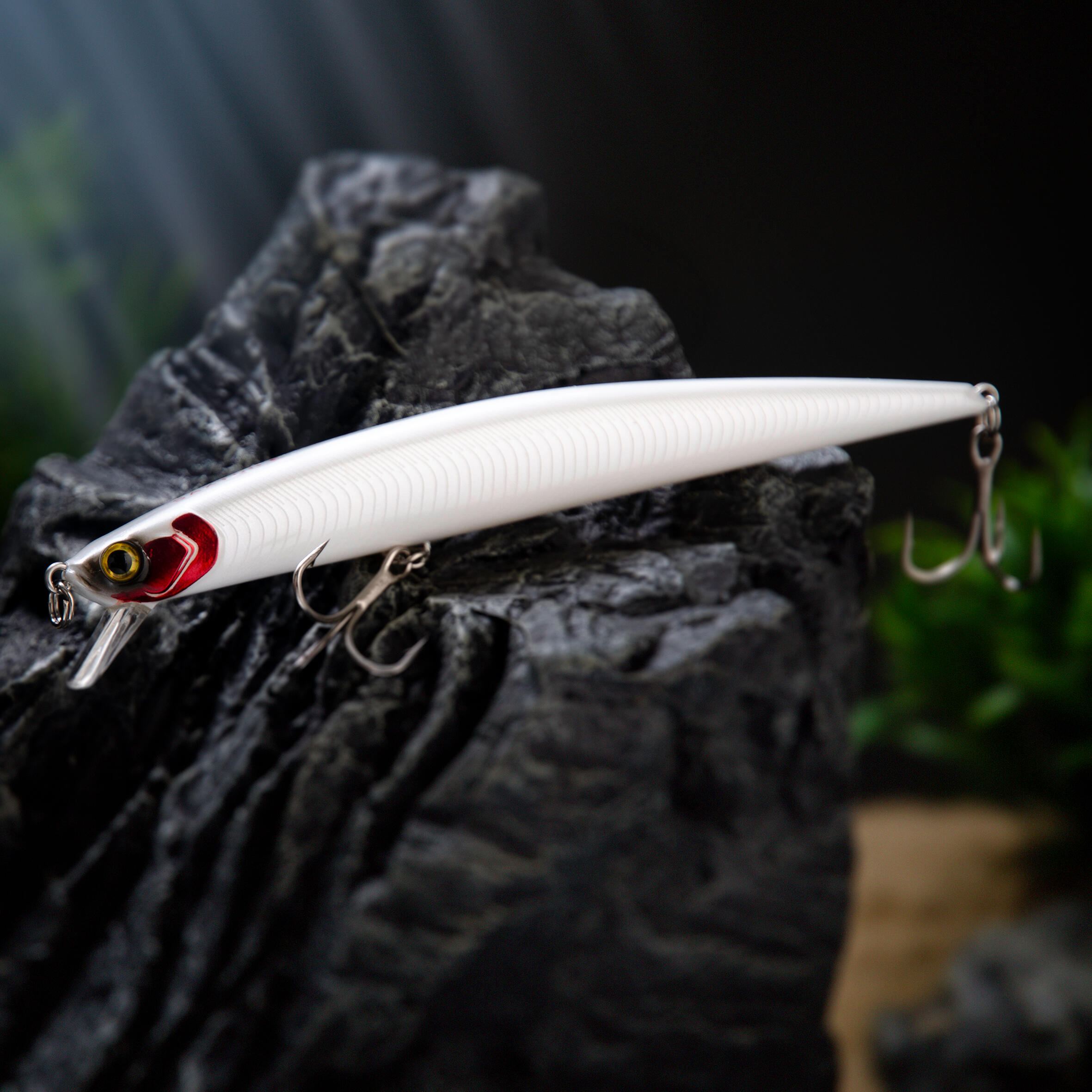 Minnow pesca artificiali mare SAXTON 140F RED HEAD 3/4