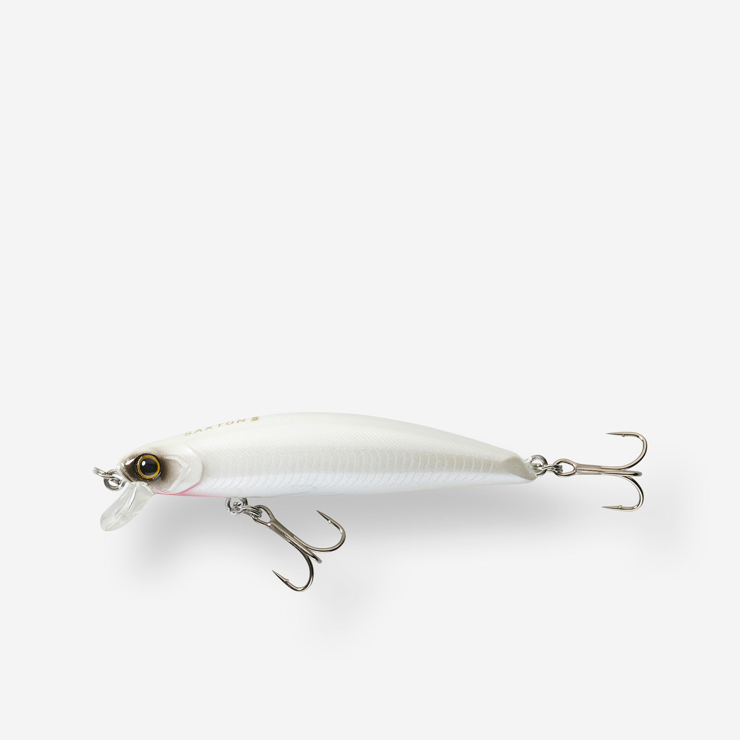 Decathlon | Minnow pesca artificiali mare SAXTON 75S bianco |  Caperlan