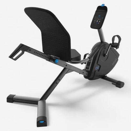 Vélo d&#039;appartement semi allongé domyos eb seat connecté