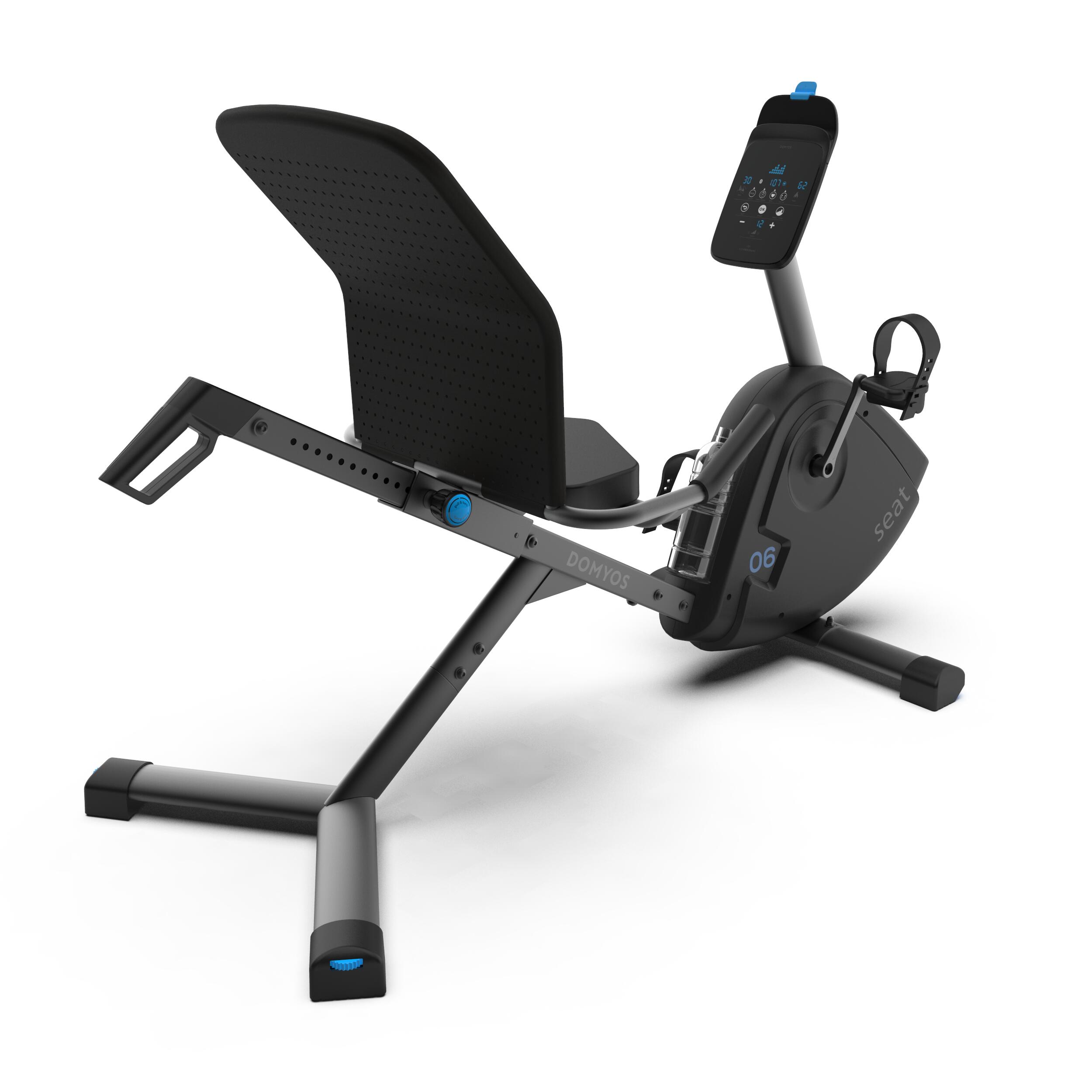 Bicicleta estática semi alongada eb seat conectada