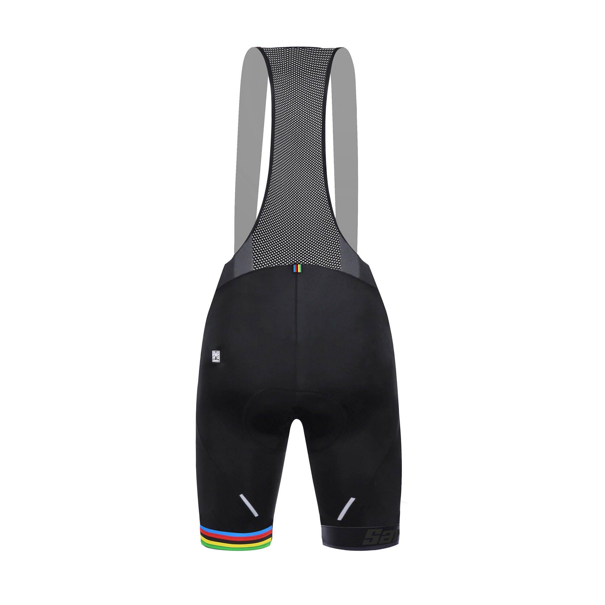 Men's Road Cycling Bib Shorts - Santini UCI Rainbow 2/3