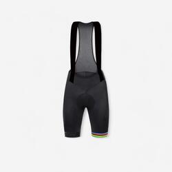 Cuissard vélo route à bretelles homme - Santini UCI Rainbow