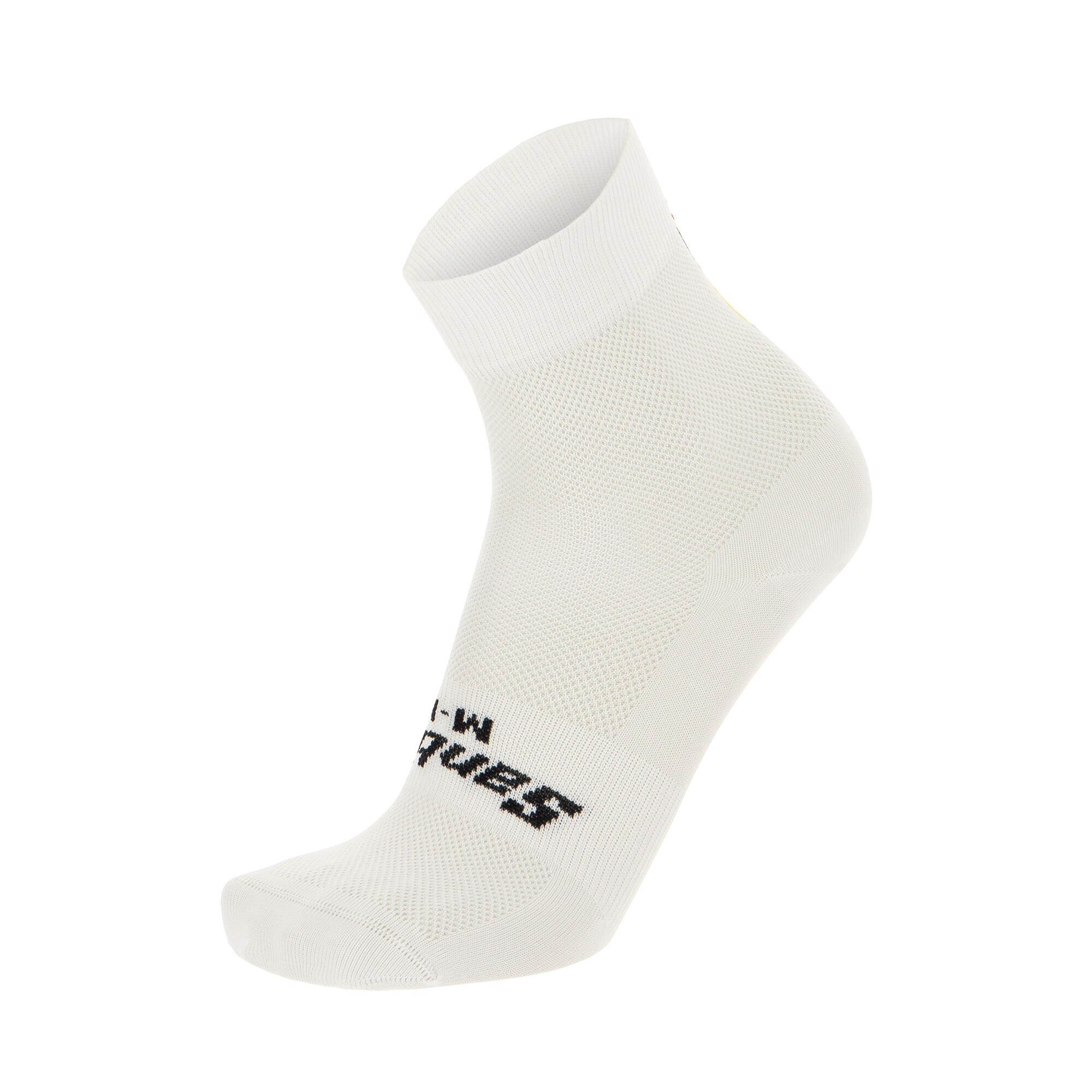 Calze estive Santini bianche collezione Rainbow UCI 6/7