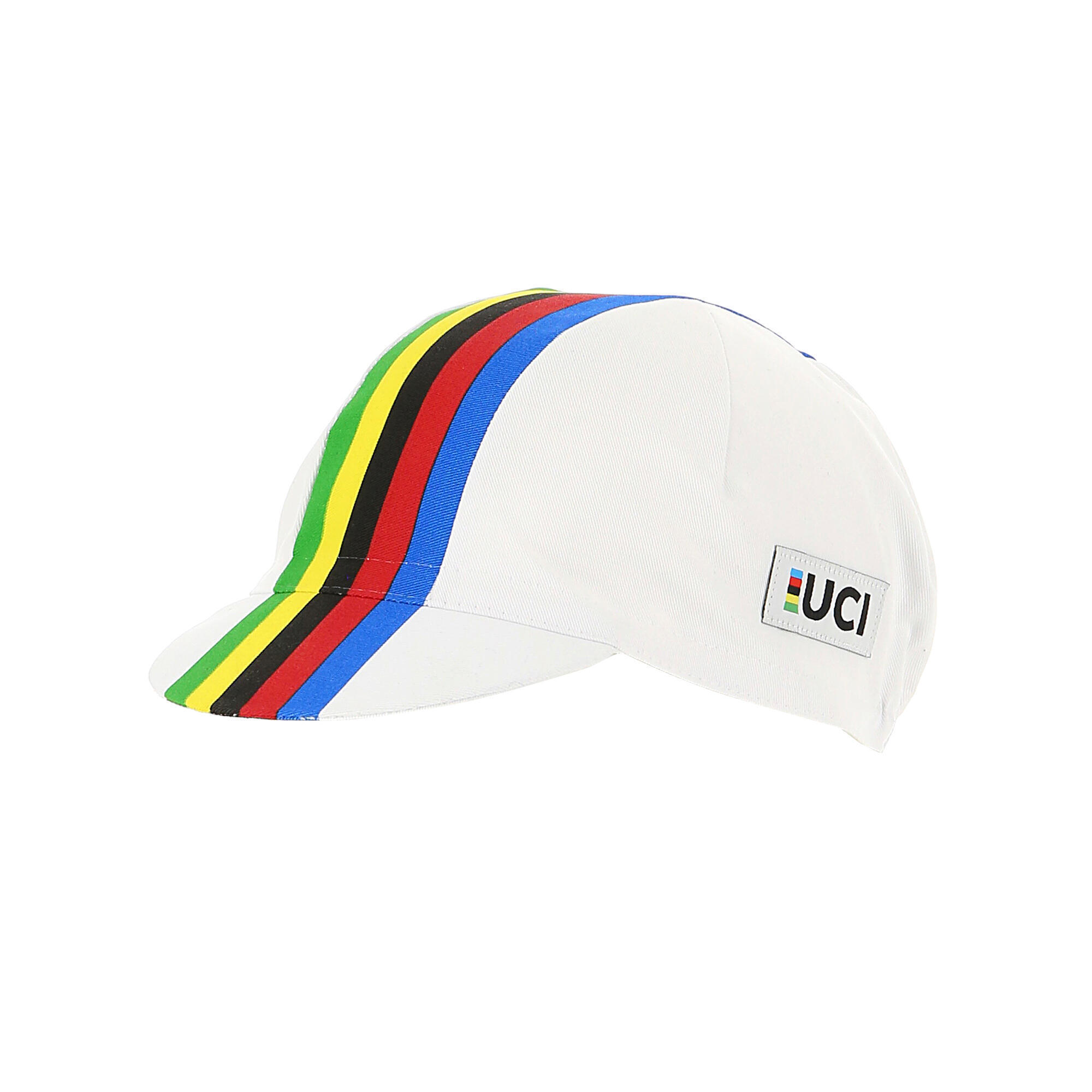 Cappellino Unisex Taglia Unica Multicolore Santini UCI Rainbow Adulto 