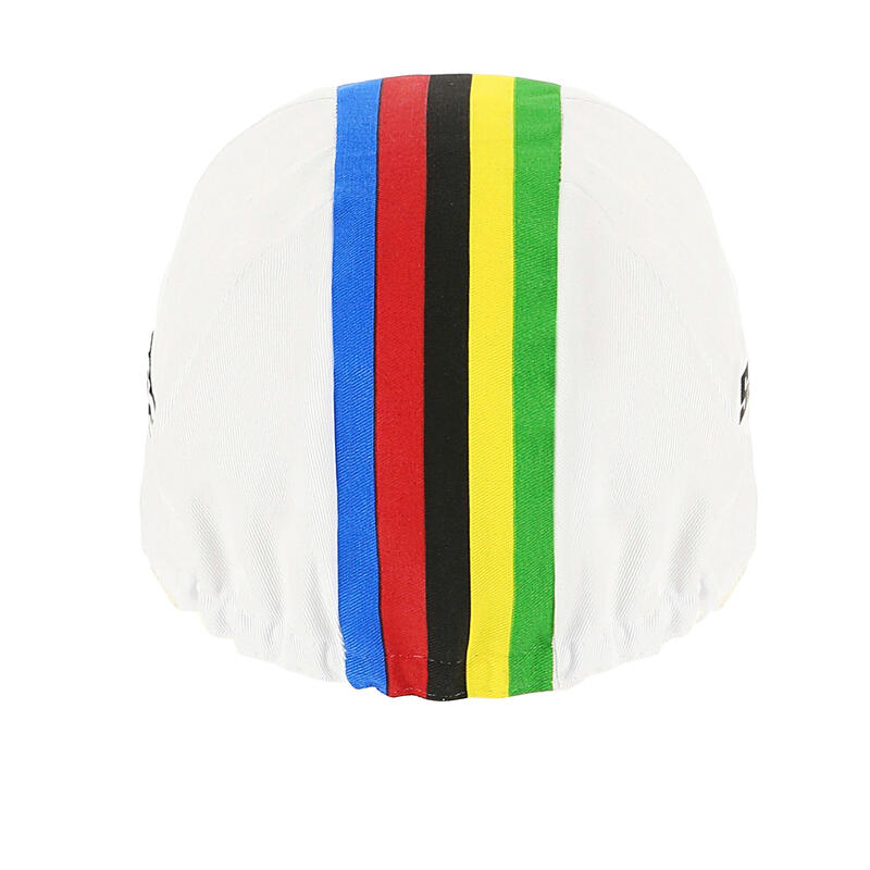 Cappellino ciclismo Santini UCI rainbow