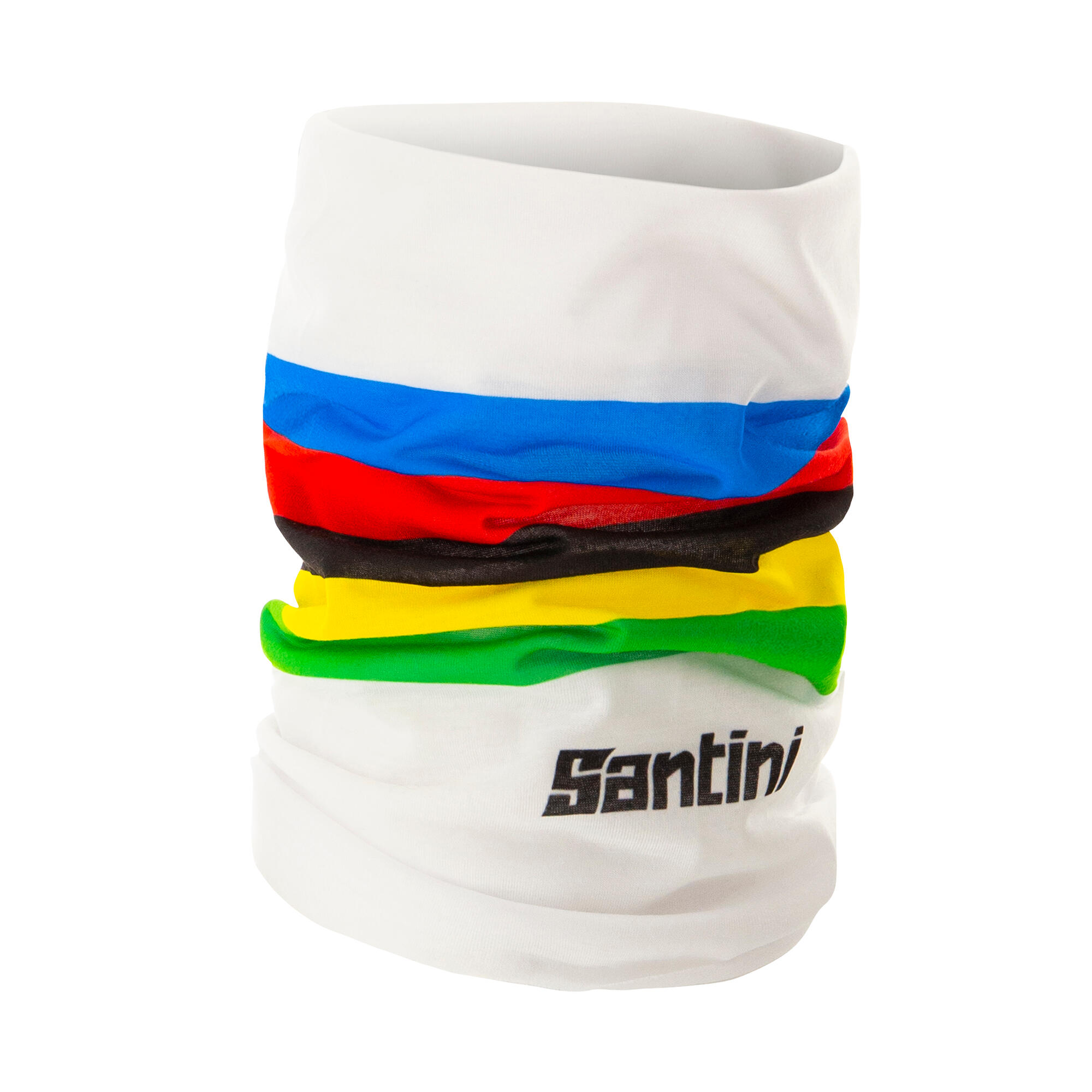 SANTINI Scaldacollo estivo Santini collezione Rainbow UCI