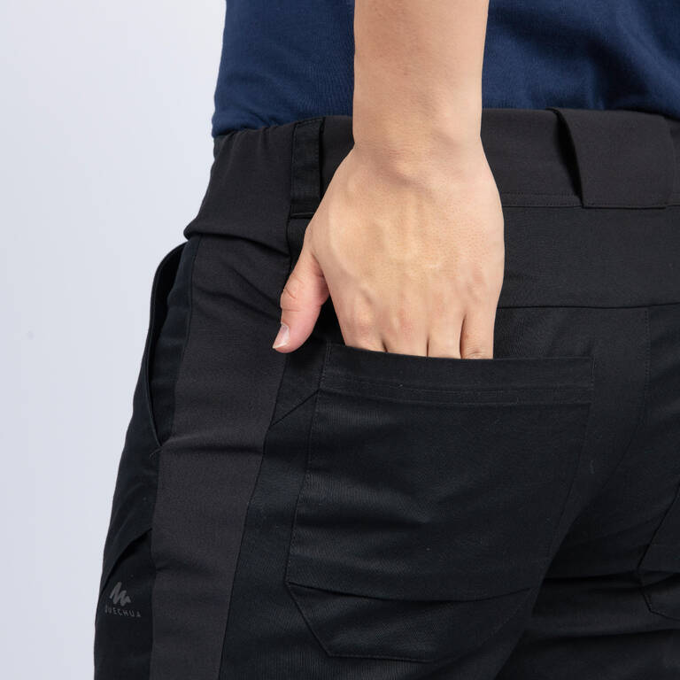 Celana Panjang Slim Hiking Pria NH500 - Hitam