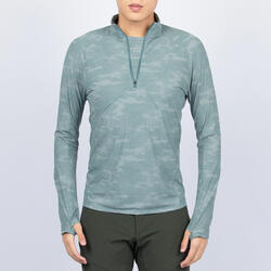 Men’s Long-sleeved Anti-UV Mountain Walking T-shirt MH550 UV