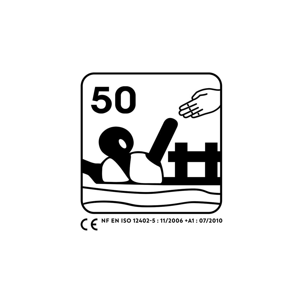 Vyriška smūgiams atspari 50 N plūdrumo gelbėjimosi liemenė „500“