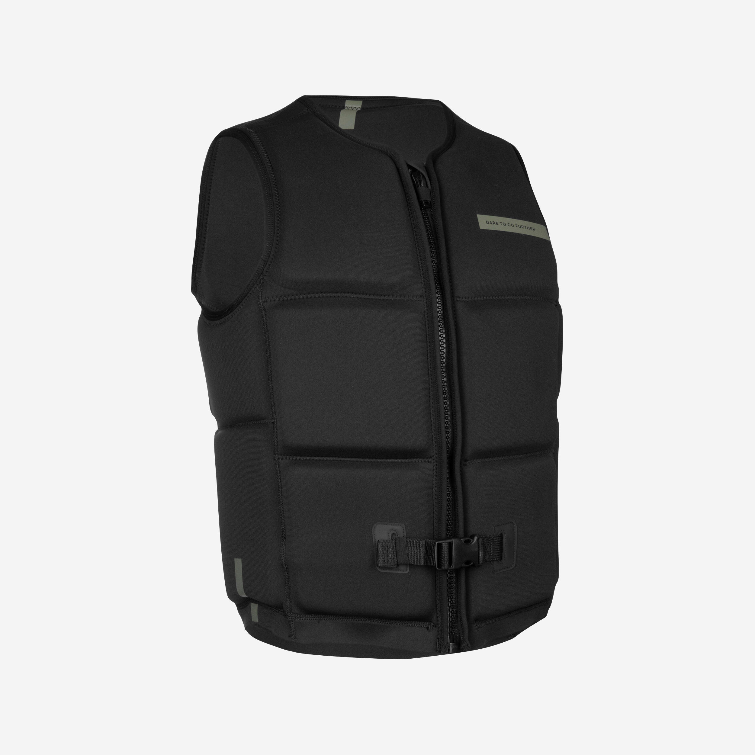 Wakeboarding - Gilet D'impact Et D'aide À La Flottabilité 50 N Wingfoil Wakeboard Homme - 100 - Gilet De Flottaison - Surf Bodyboard Ski Nautique - Noir - 40m - Decathlon