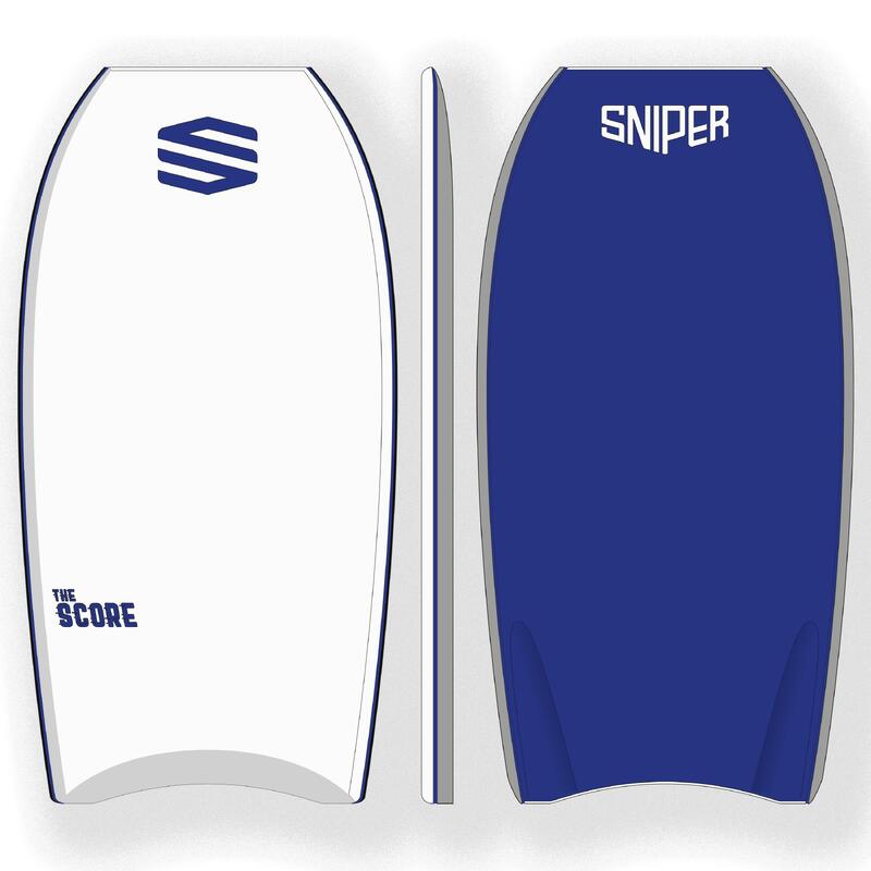 Bodyboard SNIPER THE SCORE PE BLANC