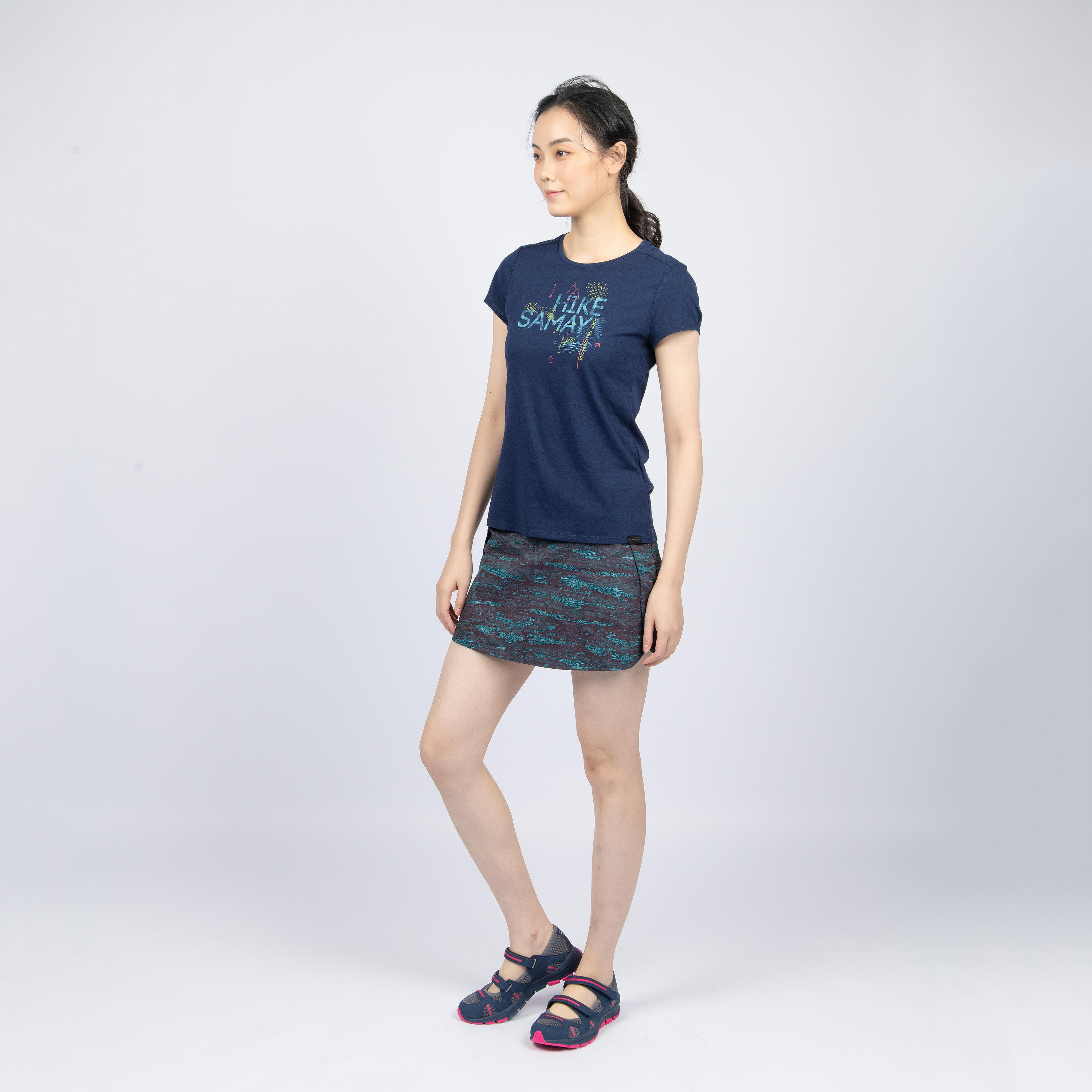 Women's Country Walking T-shirt - NH500 8/18