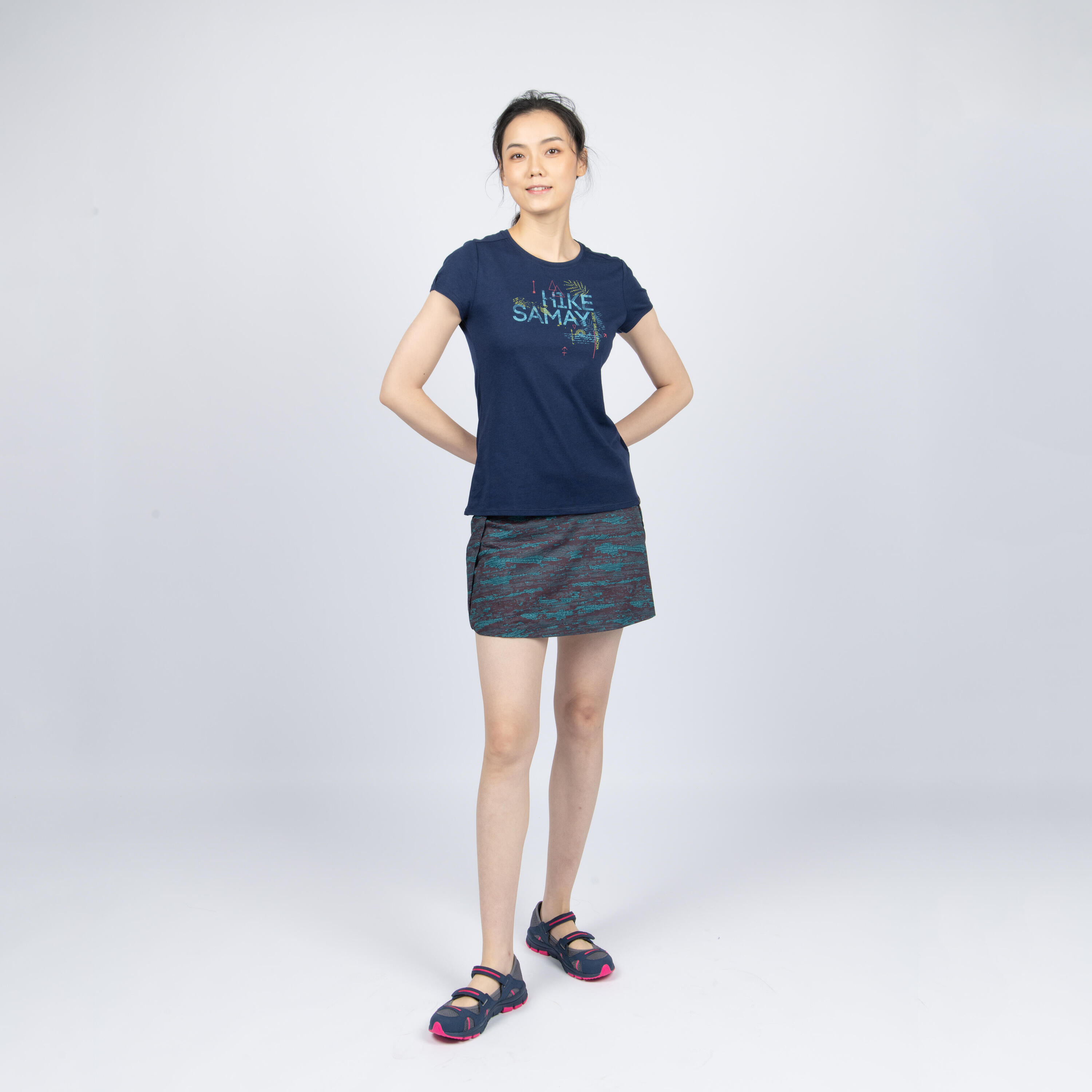 Women's Country Walking T-shirt - NH500 7/18
