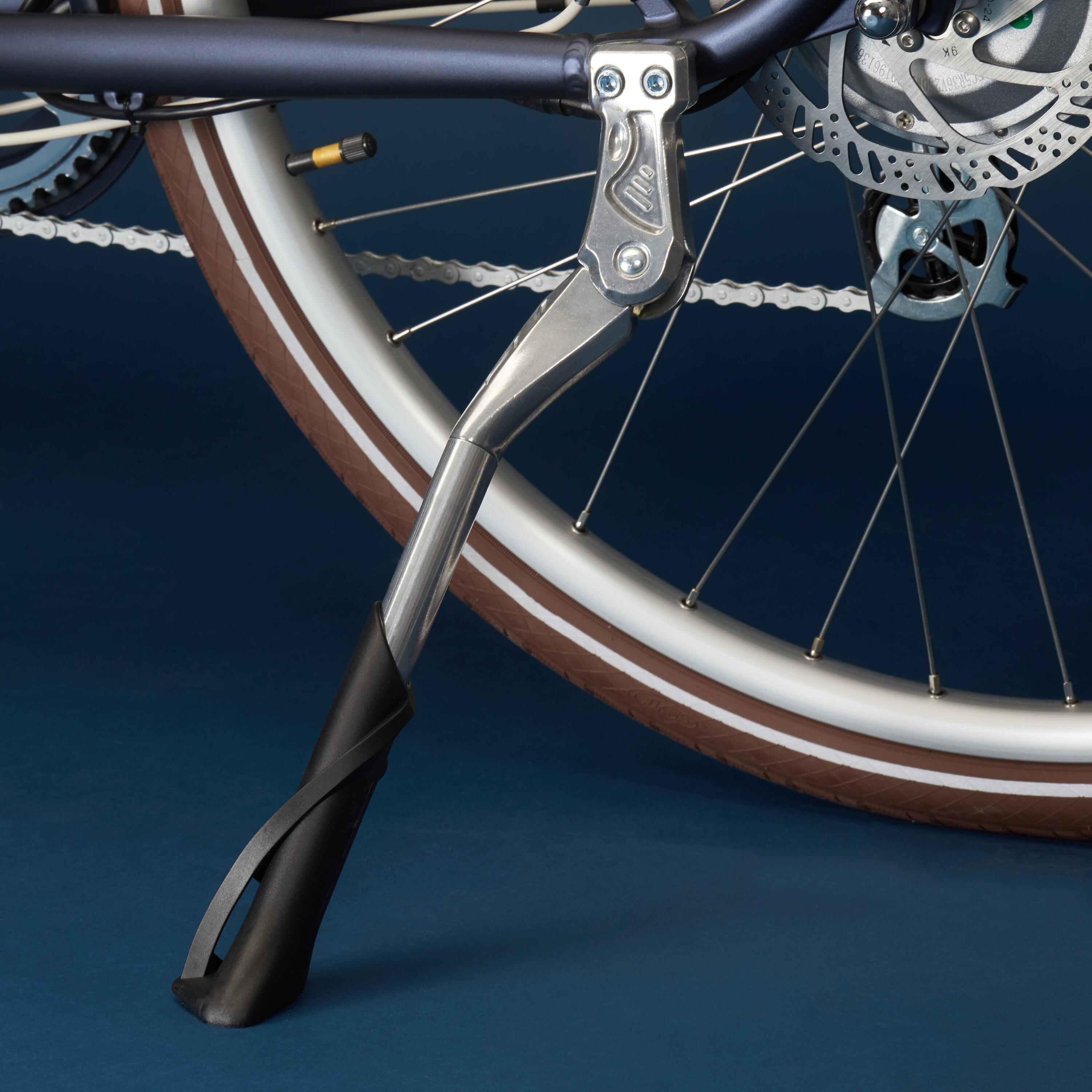 Elektrische stadsfiets Elops 900 hoog frame marineblauw 35/45