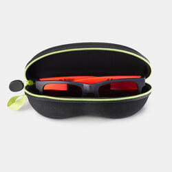 Etui à lunettes de soleil rigide - CASE 560 JR - enfant - noir/vert