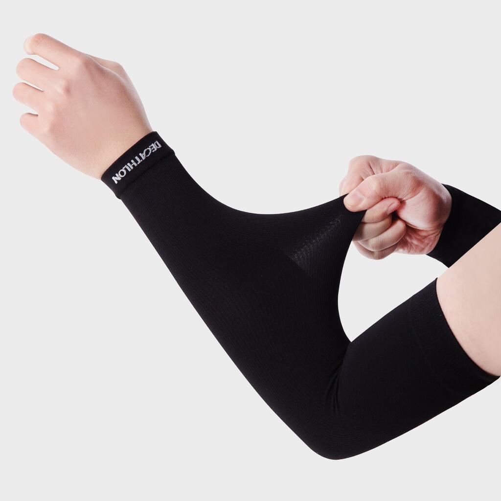 Manchette de Cyclisme avec Protection UV - Noir