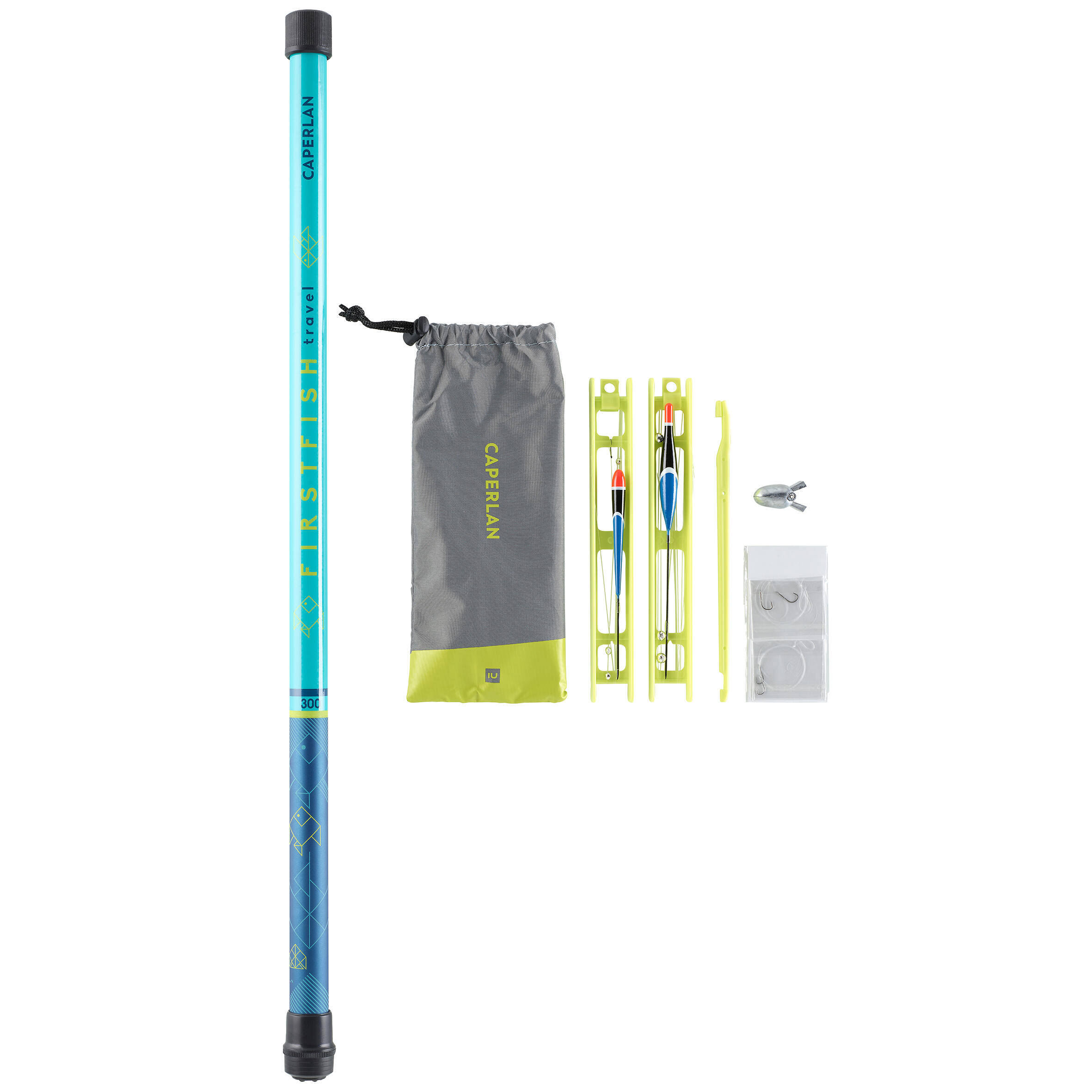 Fishing Rod 10ft Firstfish Travel 300 Kit - Blue -  4