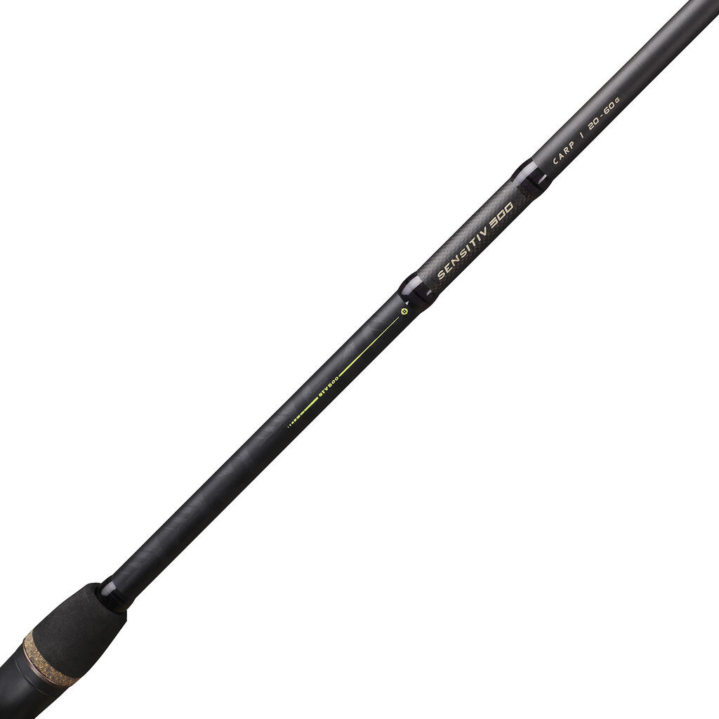 Carp fishing rod with a Sensitiv 500 carp 20 g-60 g feeder, size 3 m