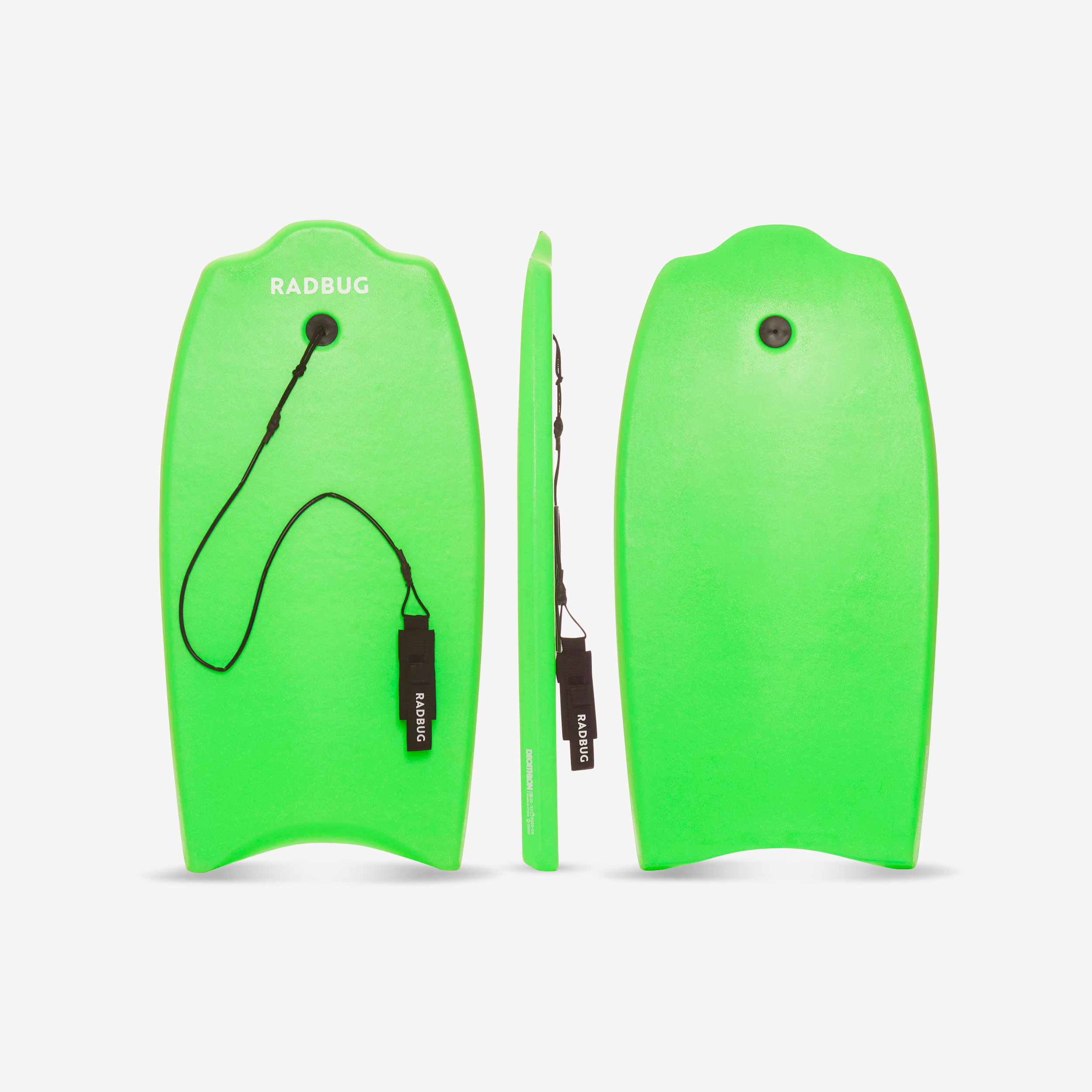 Bodyboard 100 enfant 6-12 ans - vert 35" - Sports de glisse - RADBUG- Clubs - Entreprises - Collectivités - Associations