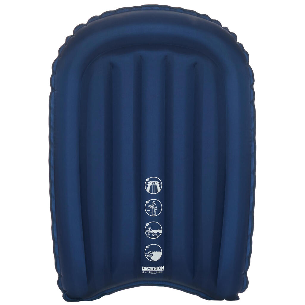 BEGINNER INFLATABLE BODYBOARD - COMPACT BLUE (>25KG)