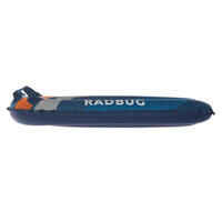 INFLATABLE DISCOVERY BODYBOARD - COMPACT CAMO BLUE GREY (25-90KG)