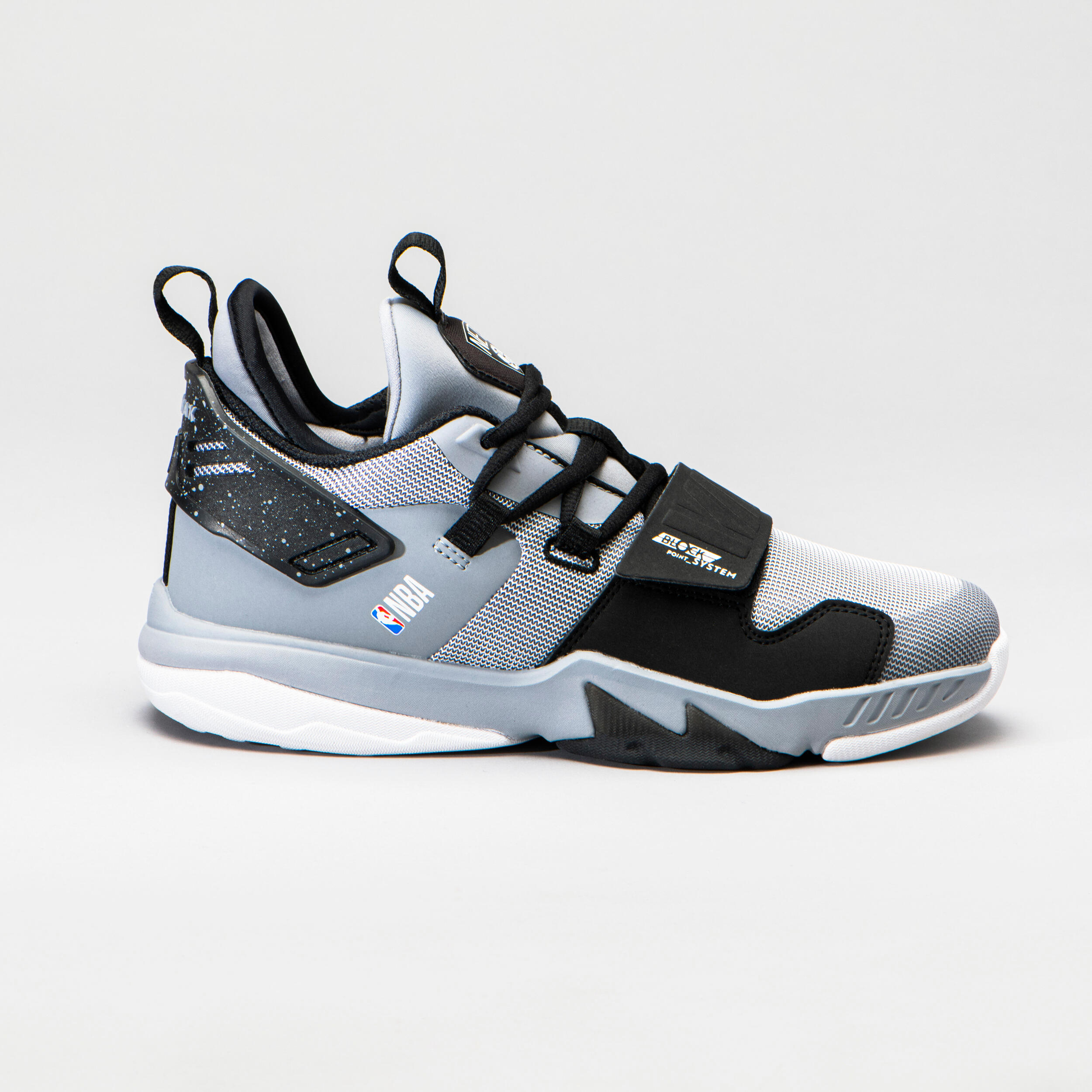 Zapatillas de Baloncesto Niños Brooklyn Nets Tarmak NBA SS500M