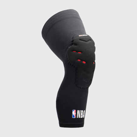 Kids' Protective Basketball Knee Pads KP500 Twin-Pack - NBA/Black