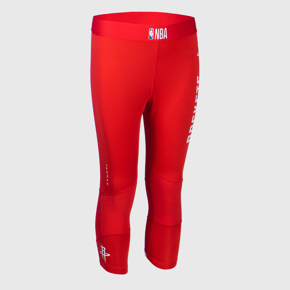 COLLANT 3/4 DE BASKETBALL POUR GARCON/FILLE NBA NOIR LOS ANGELES LAKERS TARMAK Decathlon