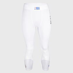 Men's Base Layer Basketball Capri Leggings - White/NBA Brooklyn Nets