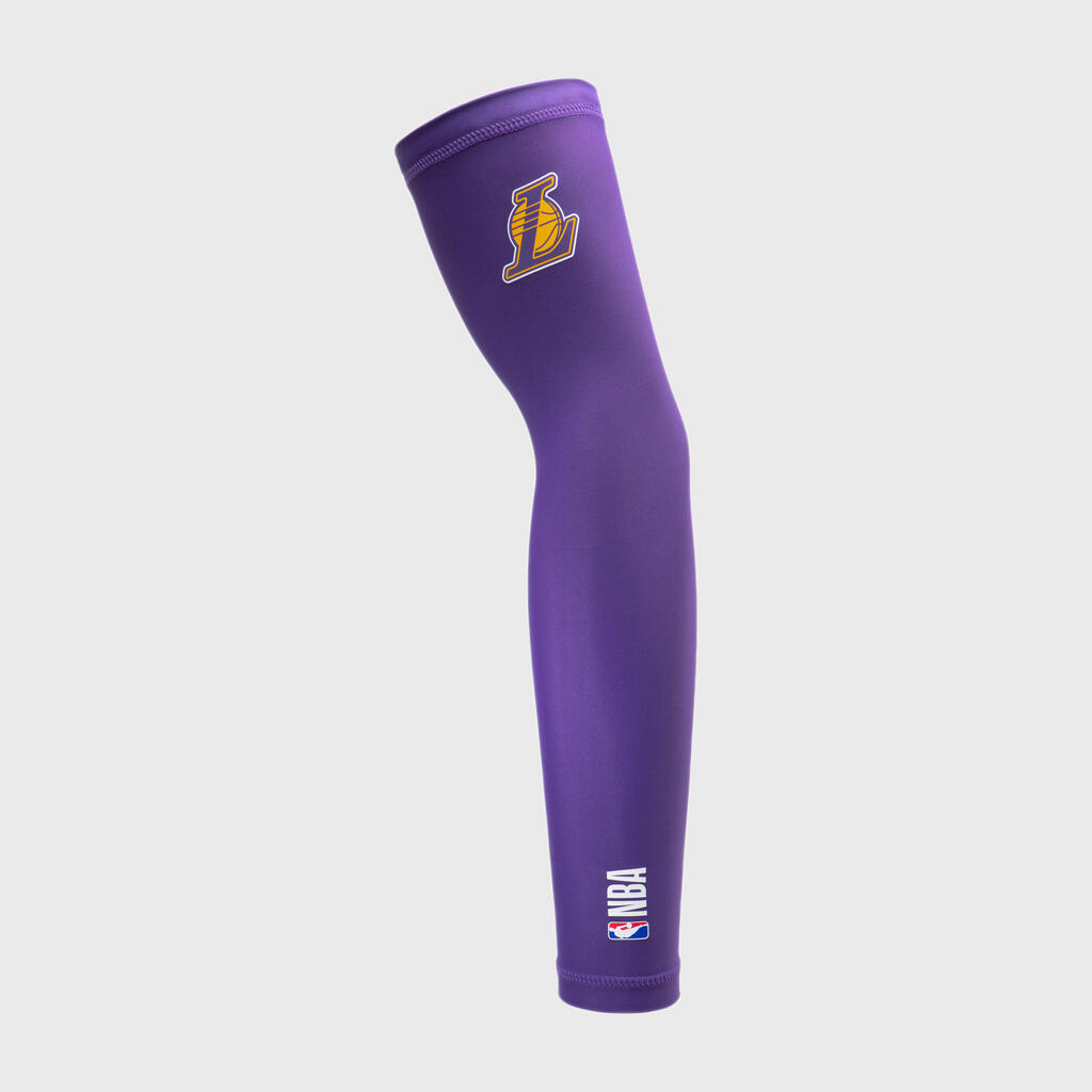 Damen/Herren Ellenbogenschoner Basketball - E500 NBA violett
