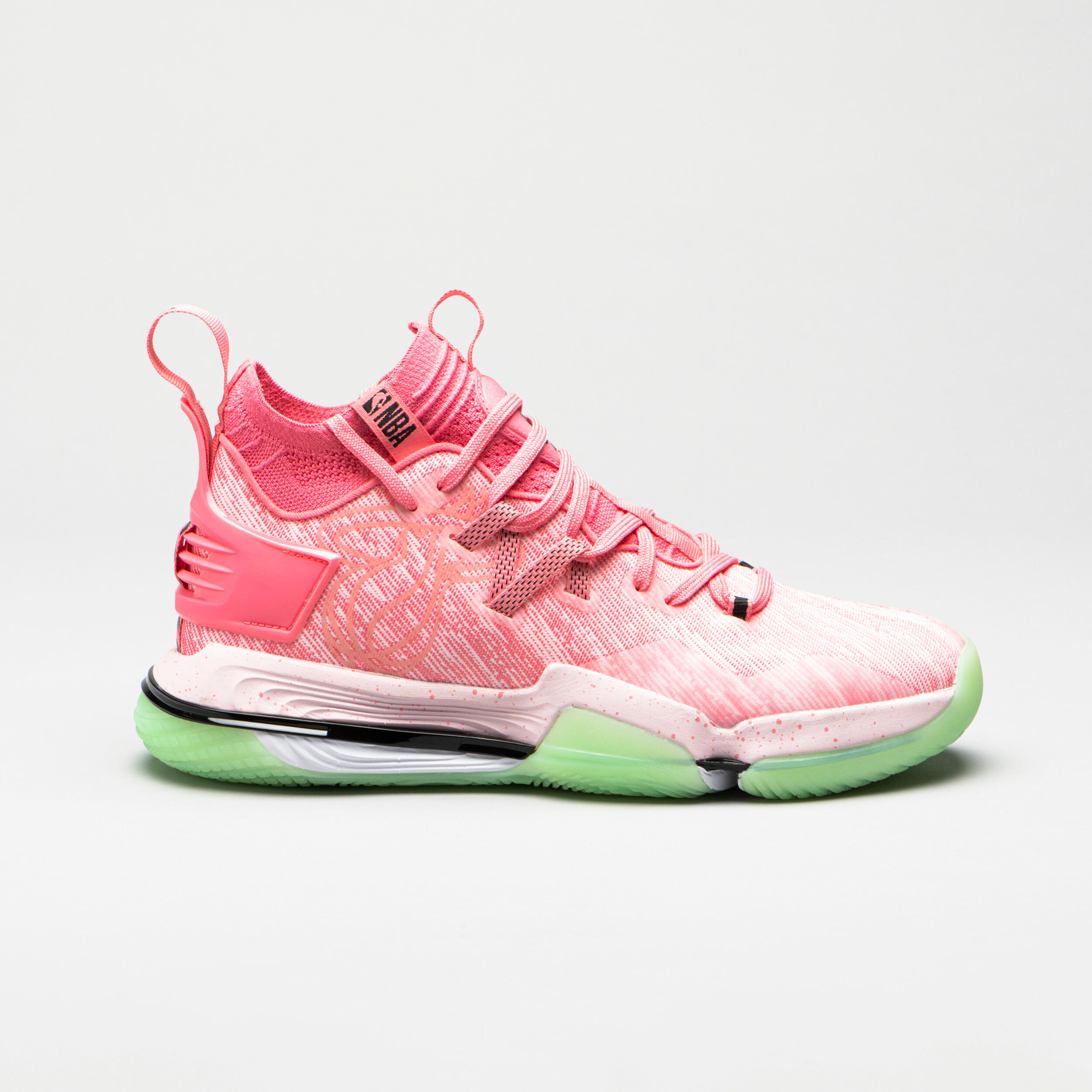 Mid-Rise Basketball Shoes SE900 - Pink/NBA Miami Heat 1/10