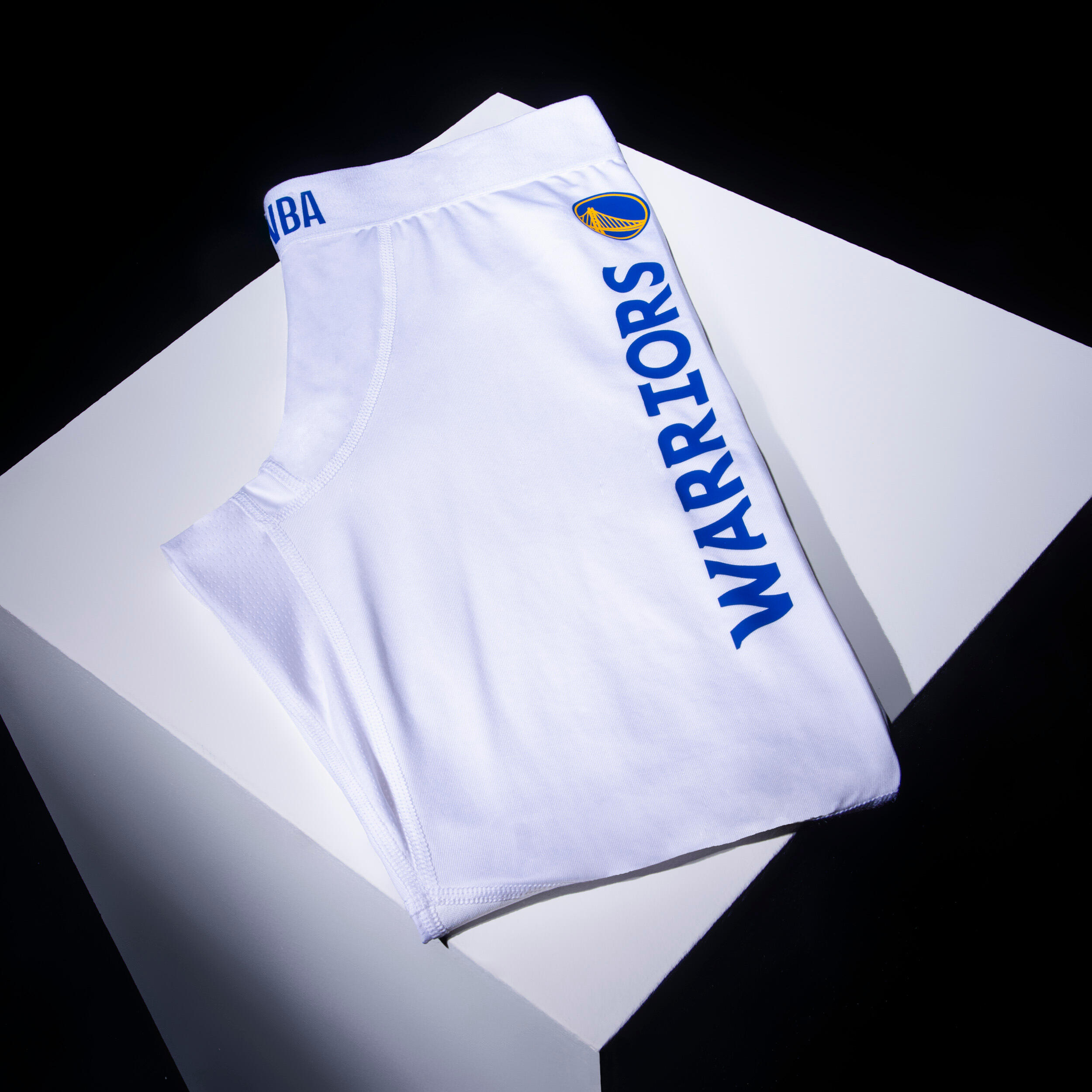 Mallas de baloncesto Adulto Tarmak NBA Golden State Warriors blancas 12/19
