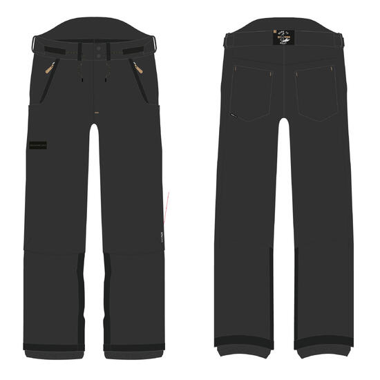 Pantalon snowboard homme - SNB 100 Noir