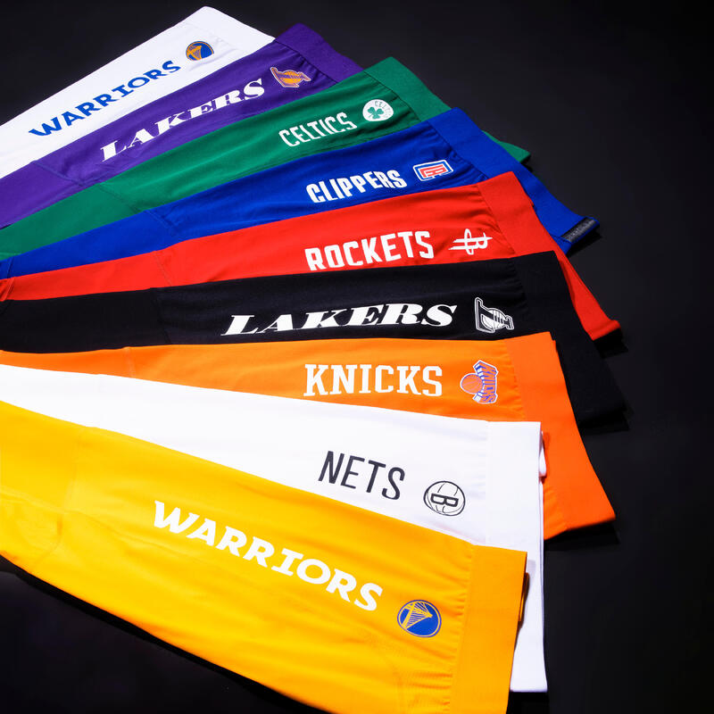 Legging 3/4 de basketball NBA New York Knicks Adulte - 500 orange
