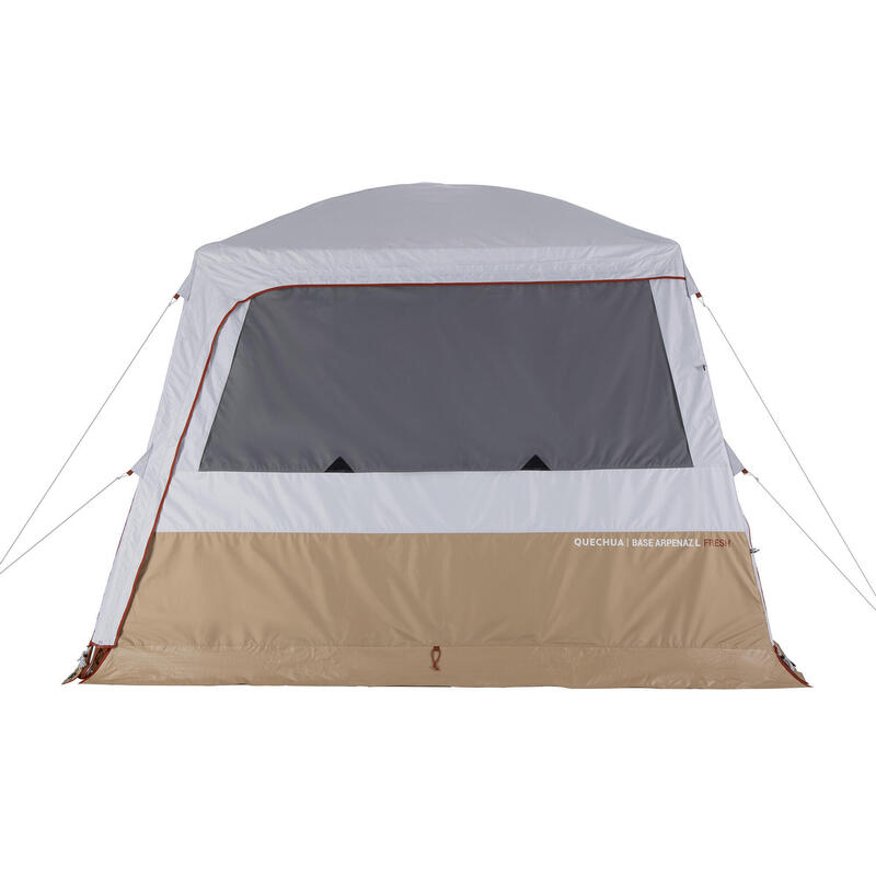 Hoop-supported camping living area - Arpenaz Base Fresh - 10-Person